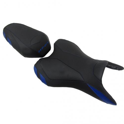 Motorradsattel Bagster schwarz Blau kompatibel mit Yamaha MT 07 2018-2020