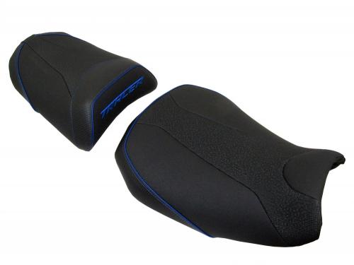Motorcycle seat Bagster black blue border compatible with Yamaha MT 09 / GT / TRACER 900 / GT2018-2020