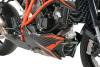 Sabot moteur KTM 1290 SUPERDUKE R pour échappement AKRAPOVIC 2014-2019 Couleur : Carbone