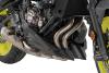 Sabot moteur YAMAHA MT-07 TRACER GT - pour échappement  AKRAPOVIC 2019
